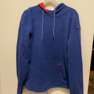 vintage blue corduroy speedo hoodie